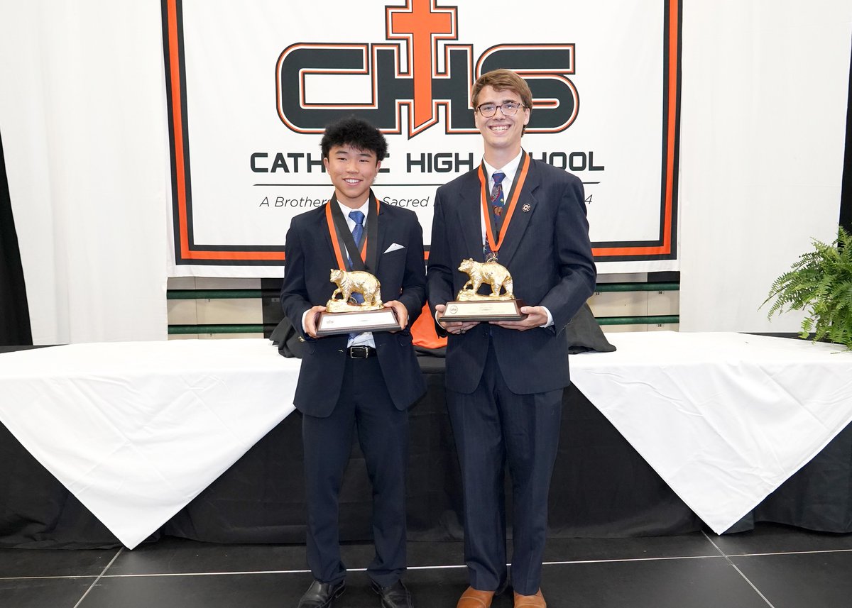 CHS hosted its annual Golden Bear Honors Convocation last night to recognize students who have honored Catholic High School through their outstanding performance during the past four or five years. Please visit Catholichigh.org/news for the full write up of the event!