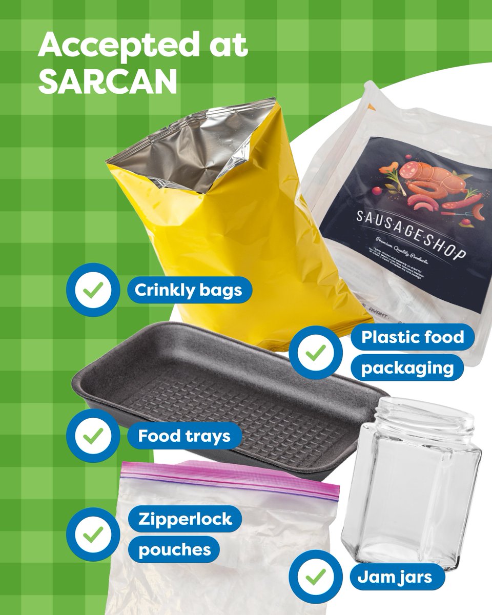 🎉Be prepared this long weekend! ♻️🏕️

🥤 Drink Containers – Bottles, cans &amp; juice boxes go to SARCAN ♻️
🍽️ Food Packaging – Aluminum trays, plastic containers &amp; cardboard 📦
🛍️ Plastic Bags &amp; Overwrap – Drop them at SARCAN! 🚛

Learn more: SKRecycles.ca/Material