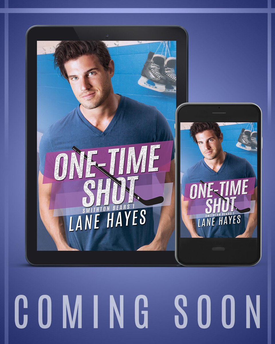 LaneHayes3's tweet photo. ✨ Coming Soon! ✨
ONE-TIME SHOT (Smithton Bears Book 1), my next MM Small-Town College Hockey Romance, will be here May 27!
It will be available in my store on May 20 - a week early!
Preorder on Amazon here: https://t.co/YMm51dJ8kl
#LaneHayes #MMRomance #MMPreorder #BuyDirect https://t.co/TeIePX4Dc7