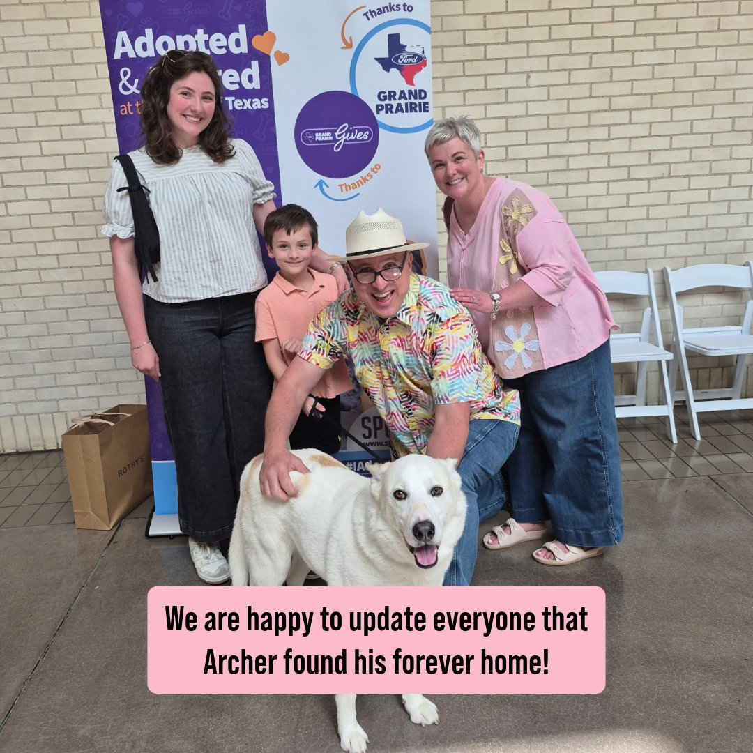 Miranda Lambert's MuttNation (@muttnation) on Twitter photo After <a href="/mirandalambert/">Miranda Lambert</a> and <a href="/wynonnajudd/">wynonnajudd</a> spent time at the ACMs with Archer - one of <a href="/spcaoftexas/">SPCA of Texas</a> longest residents - we are beyond excited to share that he has found his forever home! This sweet boy is finally where he belongs. A year at the shelter was far too long — but his After <a href="/mirandalambert/">Miranda Lambert</a> and <a href="/wynonnajudd/">wynonnajudd</a> spent time at the ACMs with Archer - one of <a href="/spcaoftexas/">SPCA of Texas</a> longest residents - we are beyond excited to share that he has found his forever home! This sweet boy is finally where he belongs. A year at the shelter was far too long — but his