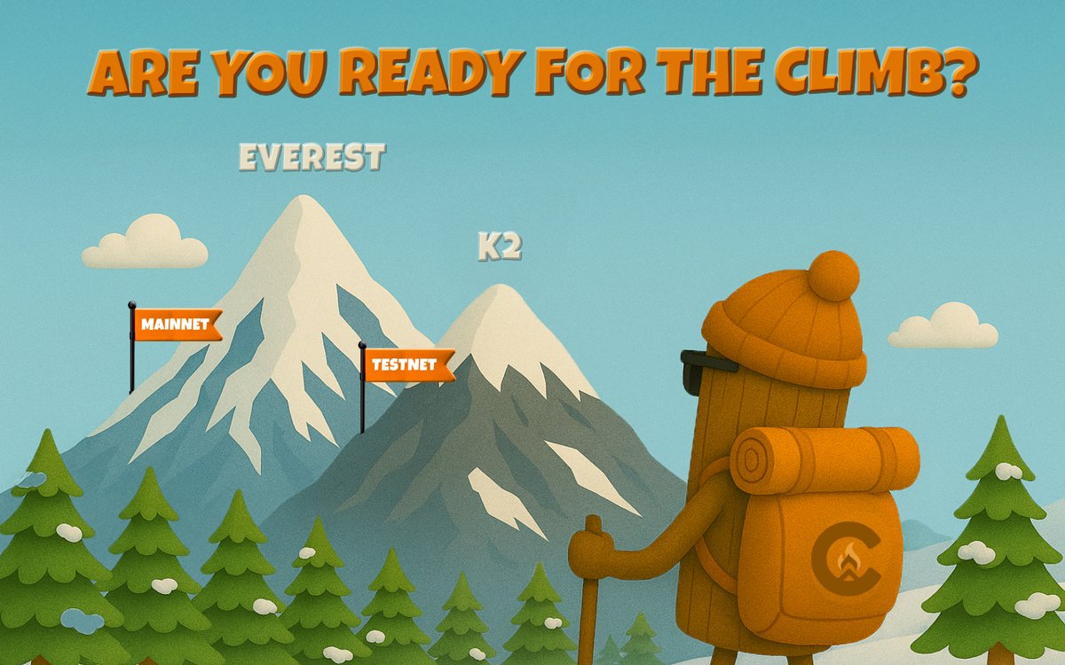 Wondering what we mean by the “K2” testnet?

Named after the world’s second tallest mountain, K2 is Camp’s public testnet — your training ground to build, test and prepare.

As part of the Summit Series, climbing K2 gets you ready for Everest — the tallest peak, our mainnet.