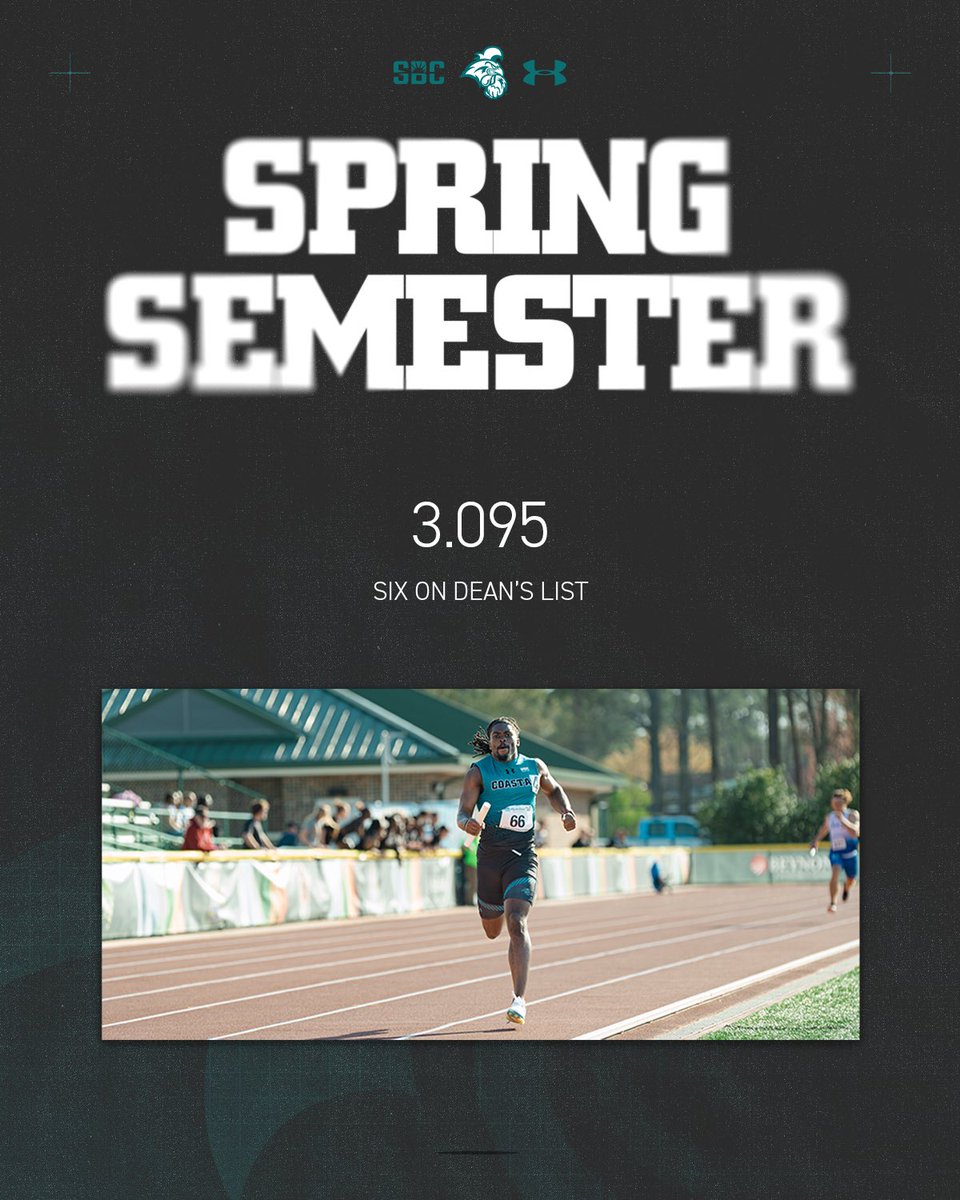 CoastalTFXC's tweet image. Getting it done on the track and in the classroom.
#ChantsUp | #TealNation