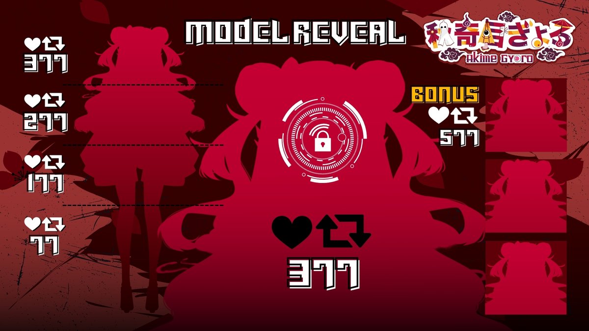 ˖𓆩 #Vtuber準備中 #新人VTuber 𓆪˖ 

人類を救うために未来からやってきたッ.ᐟ
 <a href="/VirtualZevenJP/">Virtual Zeven JP</a>『Eidoloid』所属

唐傘オバケの女のコ
秋奇目ぎょろだぞッ☔️👀

🗣💞元気+唯一無二のカワボ 
📷💭激カワビジュ
❤️‍🩹ちょっとメンヘラな所もご愛嬌❓

いいね+RP毎に立ち絵公開⁉️
みんなの力を貸してッ.ᐟ