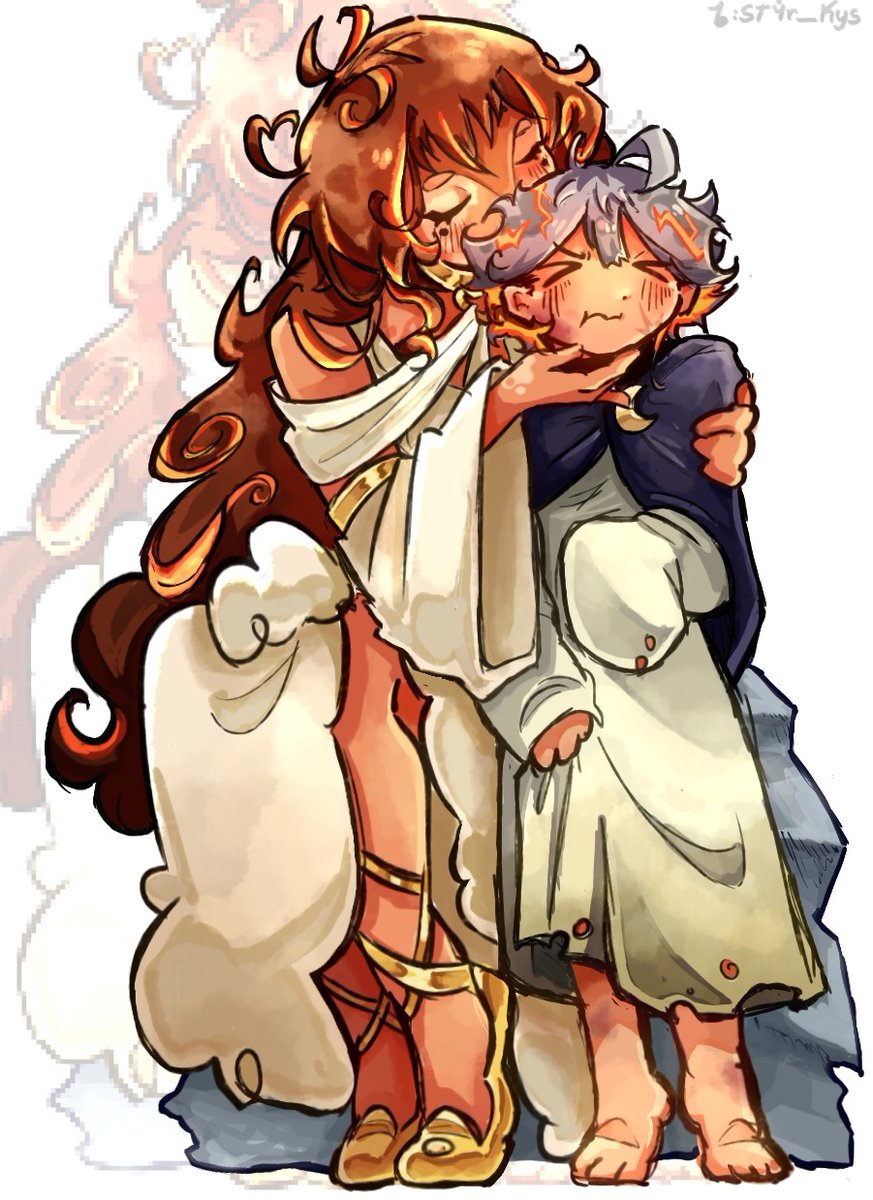 n3pt_'s tweet photo. Theia and Lunaa!! >.< #solarballs https://t.co/BZGlp7weEi