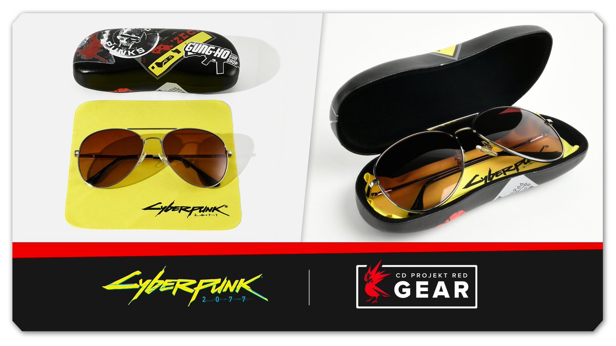 Protect your eyes while you watch Arasaka burn! 😎 @cyberpunkgame

gear.cdprojektred.com/products/cyber…