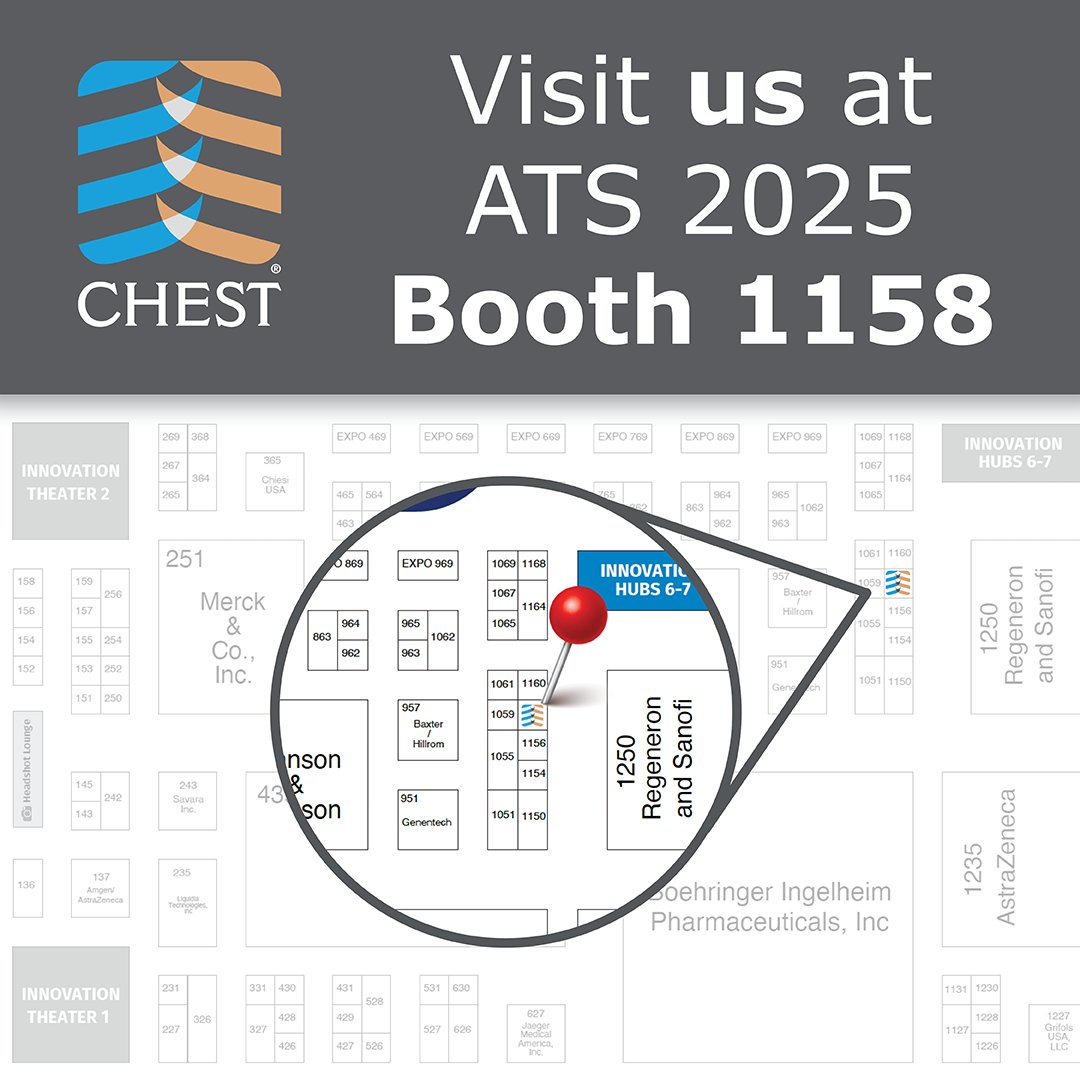 We are gearing up for #ATS2025, and it’s getting us excited for #CHEST2025 in Chicago! If you are onsite in San Francisco, swing by booth 1158 in the Exhibit Hall, and follow our social media throughout the conference for a chance to win prizes. Giveaway details to follow!