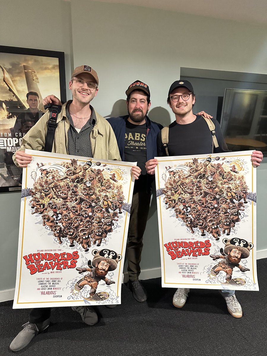 AFIConservatory's tweet image. While no actual beavers attended the exclusive on-campus screening of the indie hit HUNDREDS OF BEAVERS, hundreds of laughs were had! 🎬 Director @KurtRavenwood brought some dam 🦫 good inspiration for AFI filmmakers.
#AFIConservatory #FilmSchool #HundredsOfBeavers