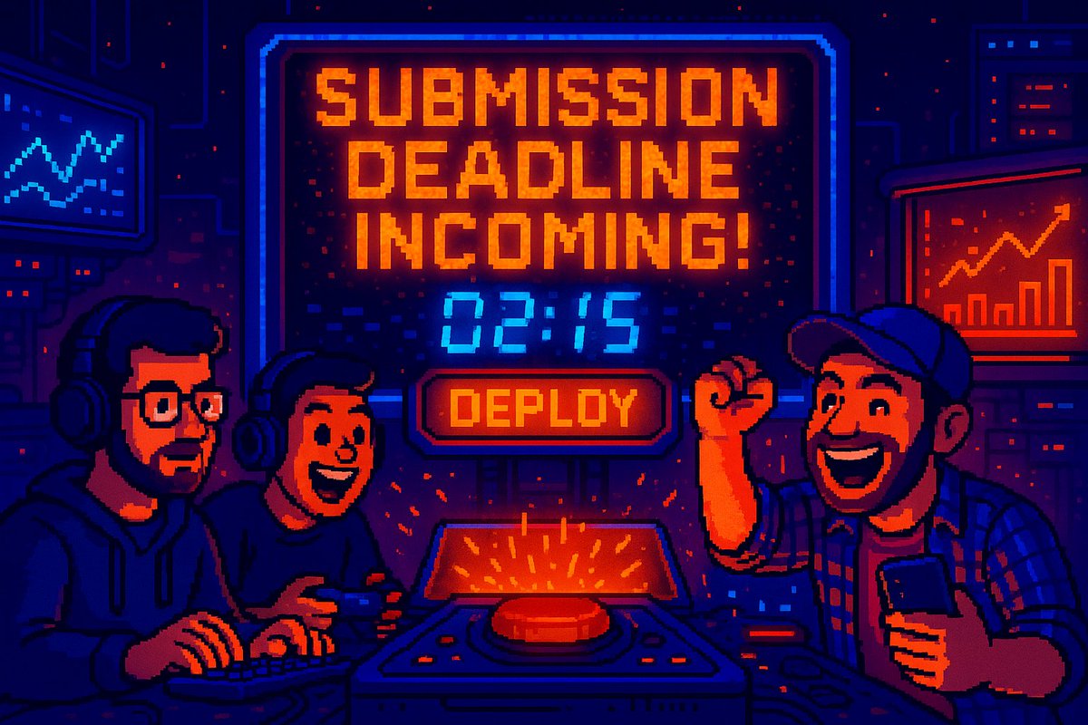 ⏳ Time is ticking...
We're in the final stretch for our Breakout Submission.
Every line of code, every pixel, every decision counts.
This is where dreams get built and visions come to life.

🔥 We’re pushing harder than ever!
No sleep. No excuses. Just pure, relentless building.
