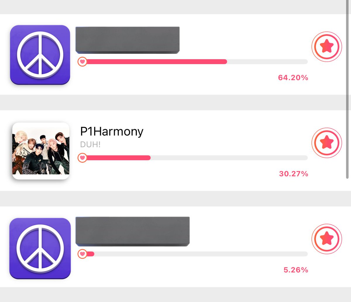 🐈‍⬛ | P1ECE! Let’s keep working hard for P1H! Early Vote for The Show has started! Remember to vote for P1H’s DUH! 

🩷 1 vote = 10 Heart Jellies
 - There is no max per day, but make sure to save up a portion of your heart jellies for Live Voting! 
 - Collect heart jellies by