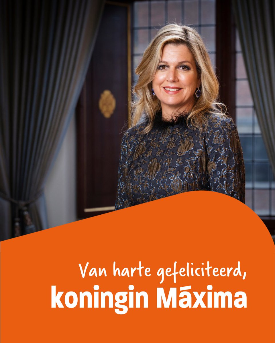 Vandaag viert koningin Máxima haar 54e verjaardag. #TeamSGP wenst haar een fijne dag en Gods zegen toe in het nieuwe levensjaar! 

📸 RVD: Martijn Beekman