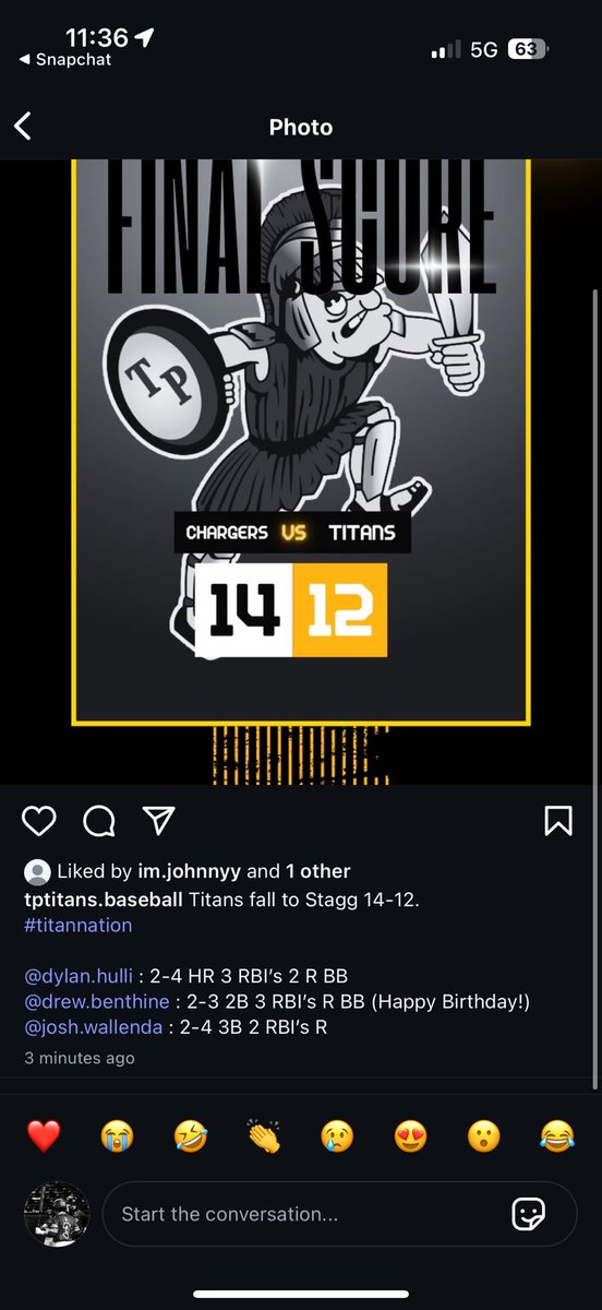 Dylan Hullinger (@dylanhullinger5) on Twitter photo 5/16/25 14-12 Loss against Stagg
2-4 HR, 1B 3RBIs 2R BB
<a href="/RecruitTigers/">Rawlings Tigers National Recruiting</a> <a href="/Rawlings_Tigers/">Rawlings Tigers</a>
<a href="/TPHSTitans/">TPHS Baseball</a> 5/16/25 14-12 Loss against Stagg
2-4 HR, 1B 3RBIs 2R BB
<a href="/RecruitTigers/">Rawlings Tigers National Recruiting</a> <a href="/Rawlings_Tigers/">Rawlings Tigers</a>
<a href="/TPHSTitans/">TPHS Baseball</a>