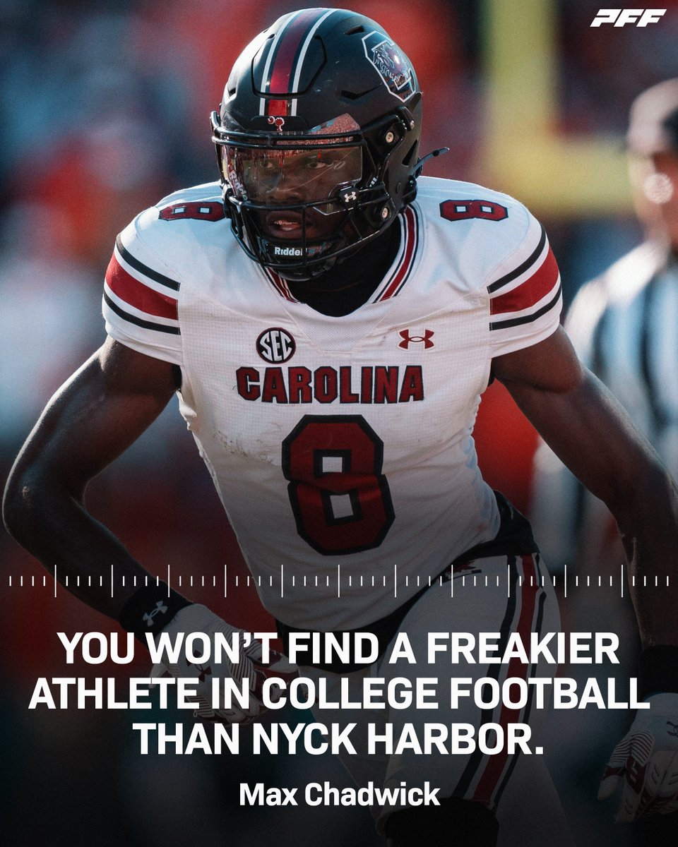 PFF_College's tweet photo. Nyck Harbor Breakout SZN?🔜👀 https://t.co/OXhAheLEhC
