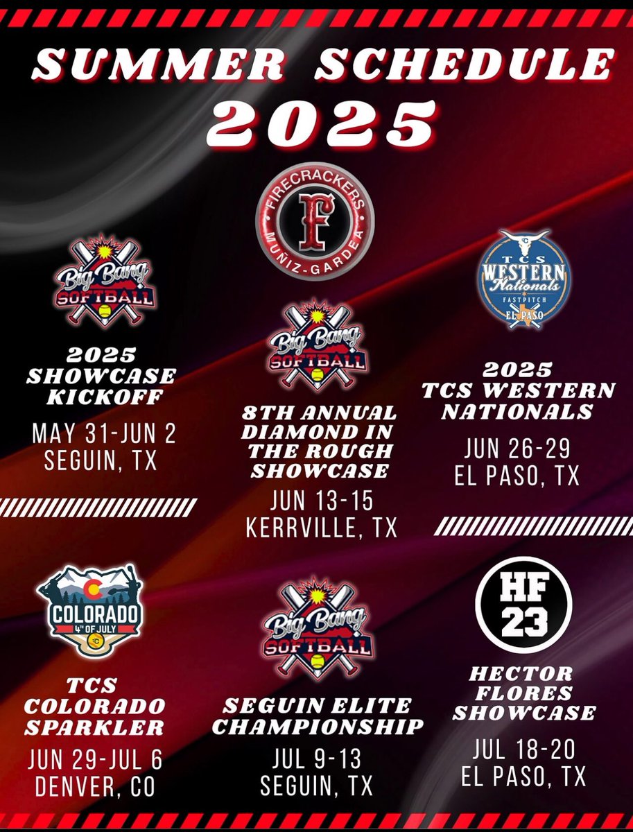 So ready to hit the field this summer with my squad! Big things coming. Here’s our 2025 travel lineup!
#travelball