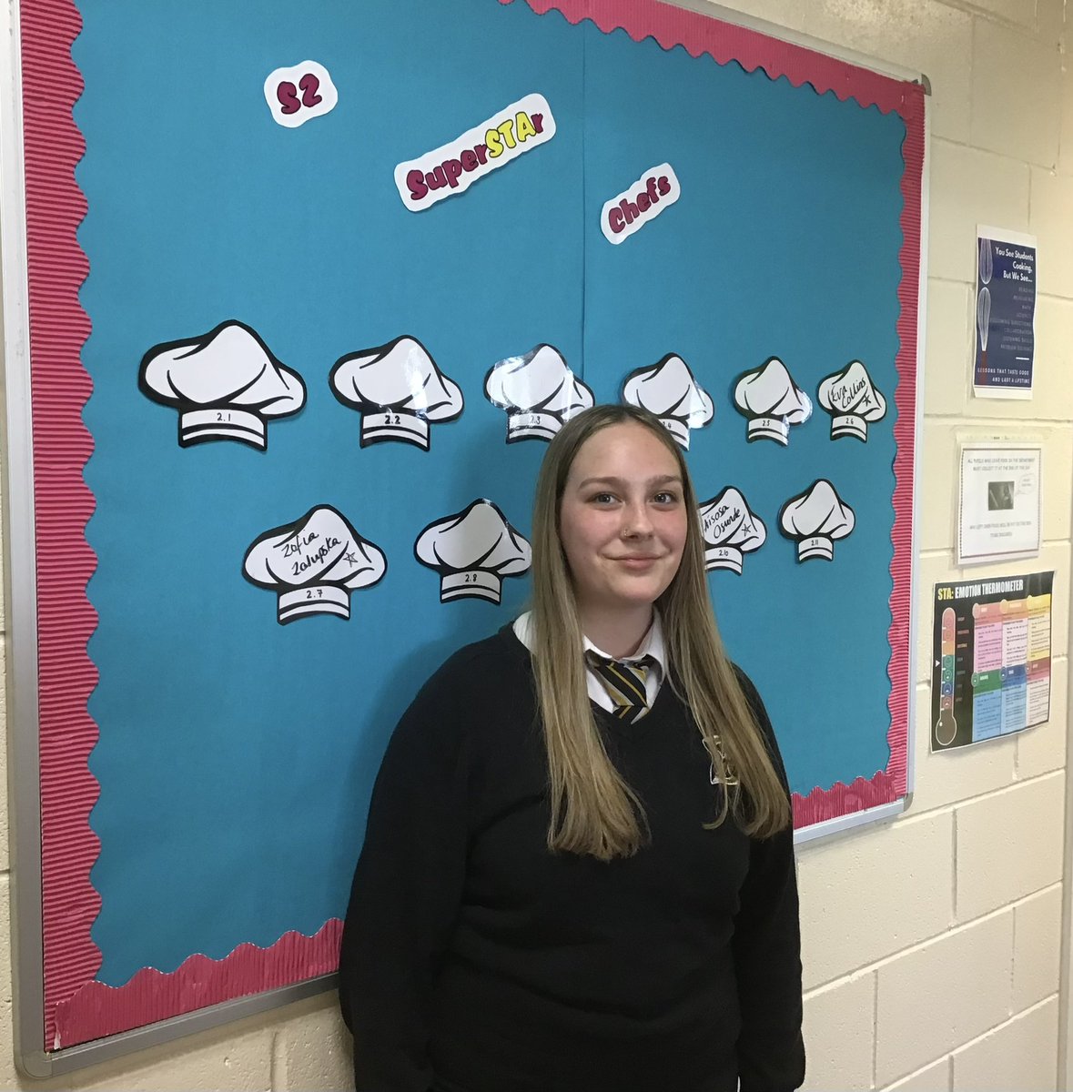 S.4 Super STAr Chef is Paige.  Working independently using prior knowledge and skills developed to complete the practical lesson. Safe ✅ Hygienic ✅Organised ✅ Fantastic practical! 💯🙌🏻🧑🏼‍🍳🌟<a href="/StThomasAqSec/">St Thomas Aquinas</a> #SuperS2