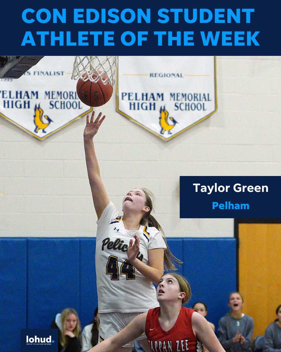 The Con Edison Student Athlete of the Week is Pelham girls lacrosse senior Taylor Green. Green is a member of the lacrosse, basketball and field hockey teams. Green will continue lacrosse at Stonehill College.

<a href="/ConEdison/">Con Edison</a>
<a href="/LoHud_Debbie/">‎✵ Debbie Schechter ‎︽✵︽⭐️ 💙💙💙💙💙</a>
<a href="/PELHAM_GIRLSLAX/">Pelham Girls Lax</a>  
<a href="/PelhamSchoolsNY/">Pelham Public School</a>