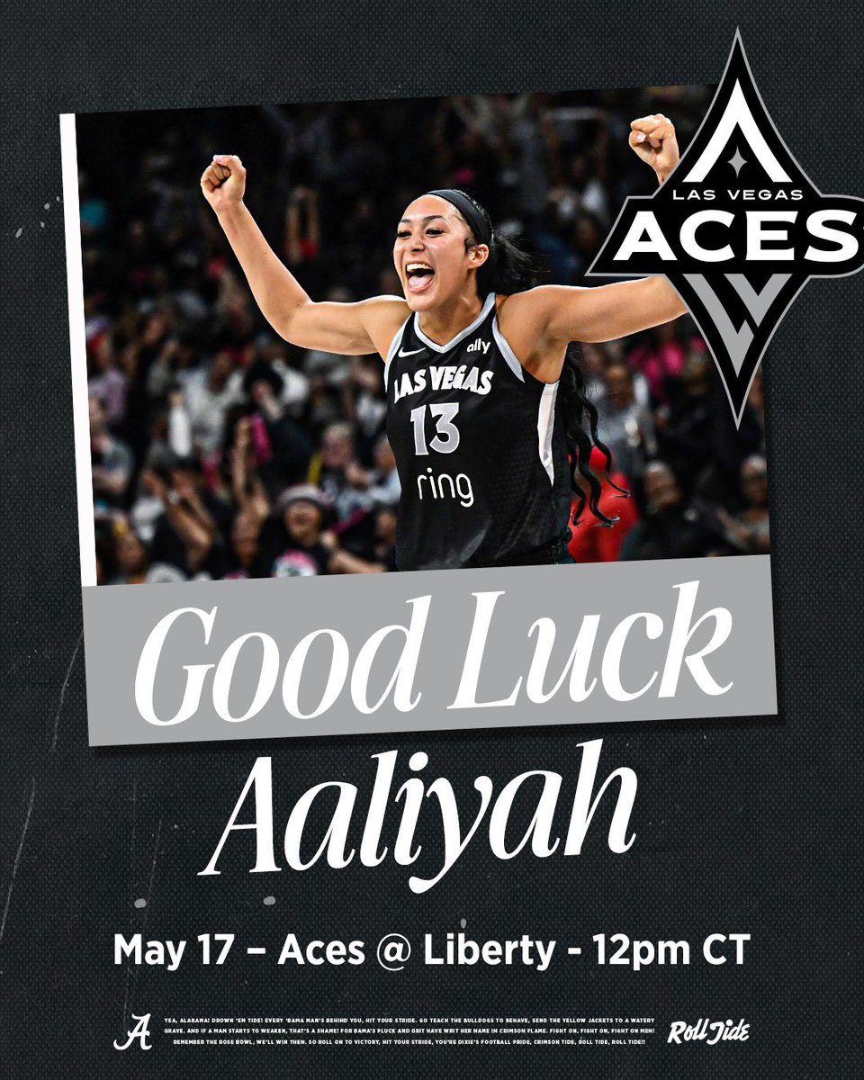 Alabama Women’s Basketball (@alabamawbb) on Twitter photo Best of luck on your rookie years, <a href="/SarahAshlee10/">Sarah Ashlee Barker</a> and <a href="/aaliyah_nye/">Aaliyah Nye</a>! ❤️🤩
#BuiltByBama | <a href="/WNBA/">WNBA</a> Best of luck on your rookie years, <a href="/SarahAshlee10/">Sarah Ashlee Barker</a> and <a href="/aaliyah_nye/">Aaliyah Nye</a>! ❤️🤩
#BuiltByBama | <a href="/WNBA/">WNBA</a>