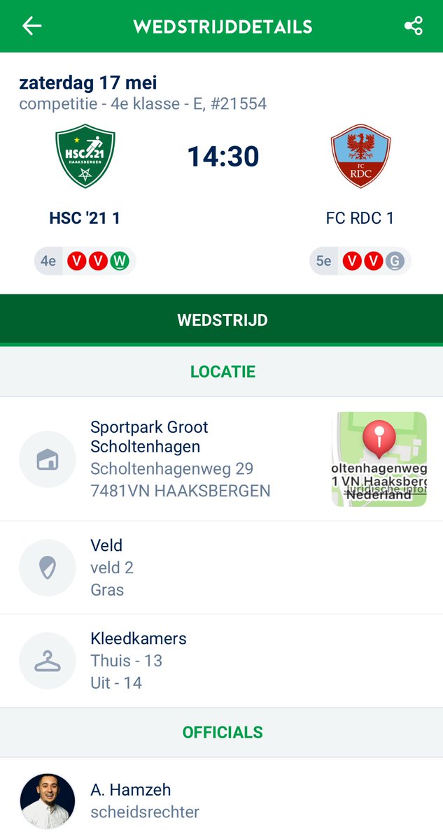 HSC21's tweet photo. Morgen om 14:30 uur ook de laatste competitiewedstrijd van Zaterdag 1. Bij winst blijft men op de vierde plaats staan in het eerste seizoen 4e klasse. https://t.co/TrlQblAhLd