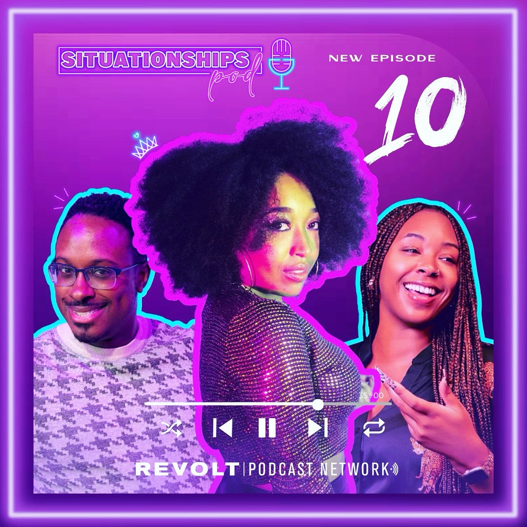 situationshipny's tweet image. #human2human meets #situationships 💜 ep 10 is live everyone your listen to pods! @onetakestace pulled up &amp;amp; dropped gems 💎 #situationshipspod
@revoltpodcasts podcasts.apple.com/us/podcast/sit…