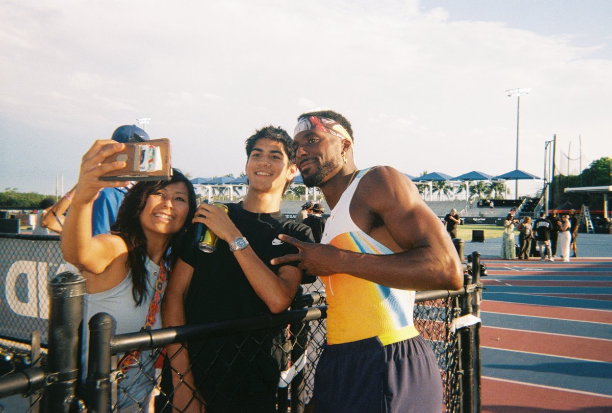 GrandSlamTrack's tweet photo. A roll of Miami memories from the track to the sidelines 🎞️ https://t.co/EeUUroiI41