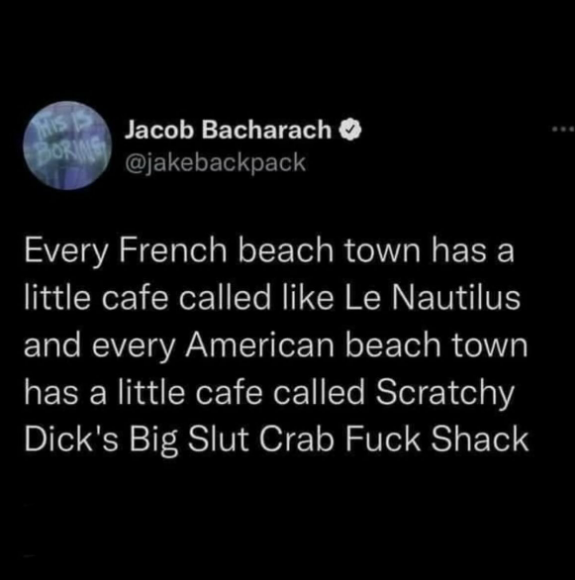 It's true...! Oui oui.