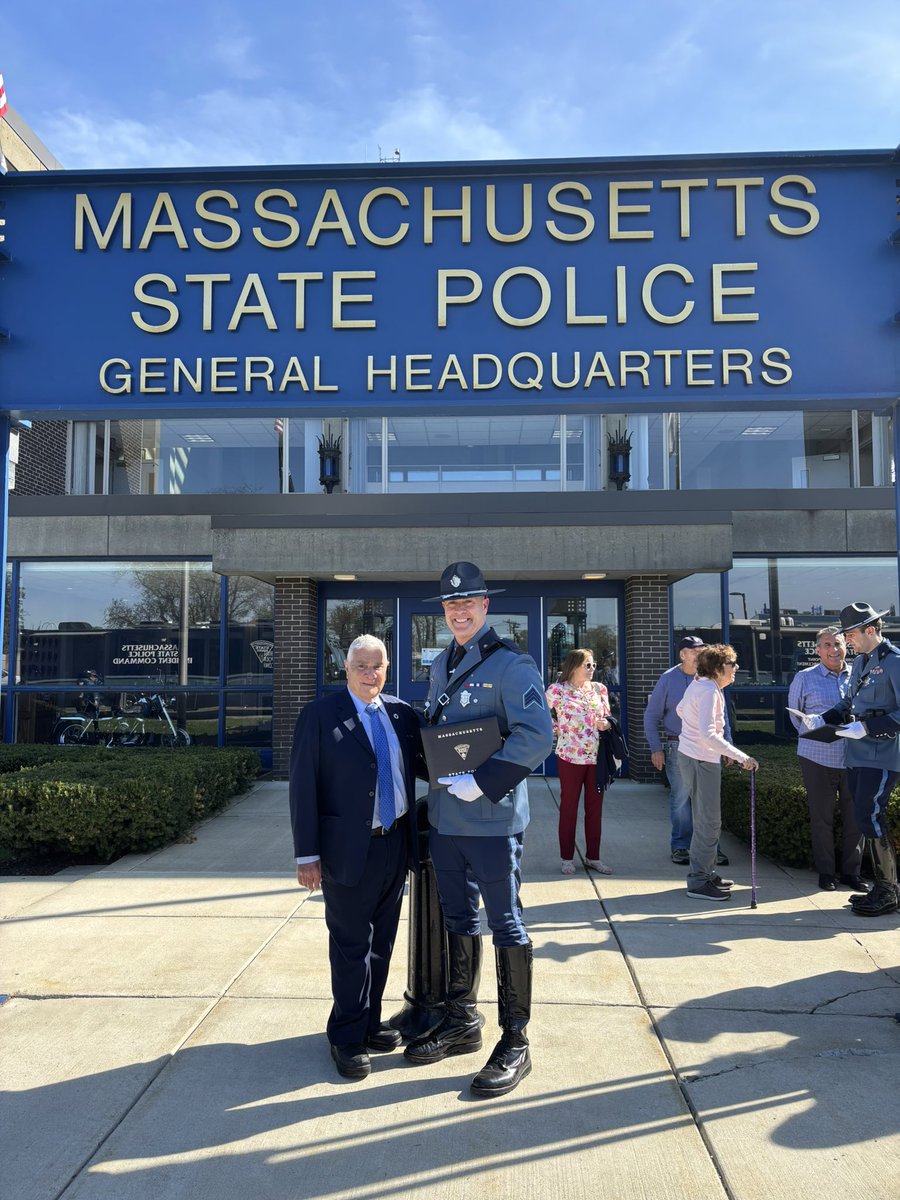 Earlier this week, I joined Susan and her brother, Michael Crowley, in celebrating his promotion to sergeant of Troop A Mounted Unit. Congratulations Sergeant Crowley!