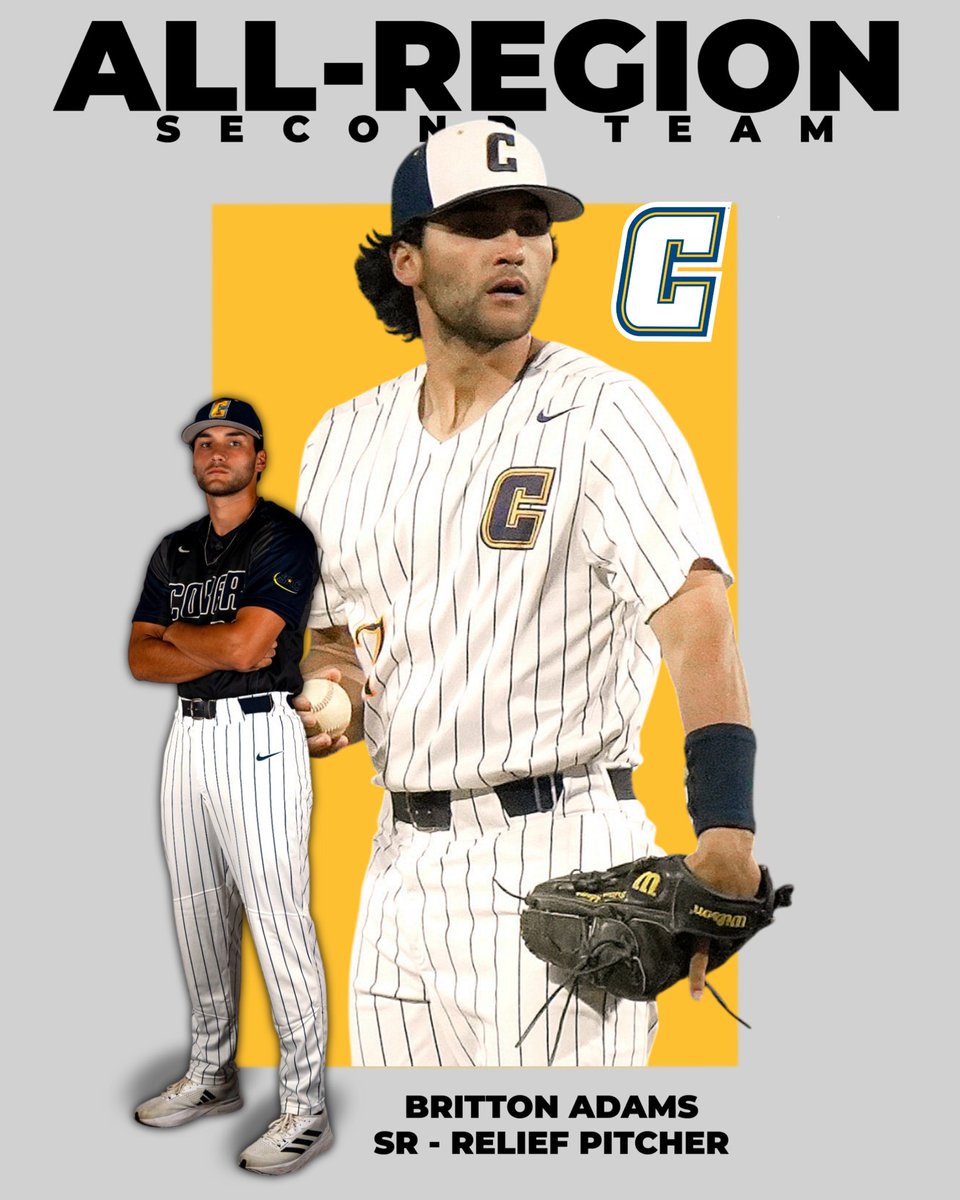 The postseason awards keep rolling in for <a href="/CokerU_Baseball/">Coker University Baseball</a> Britton Adams!
