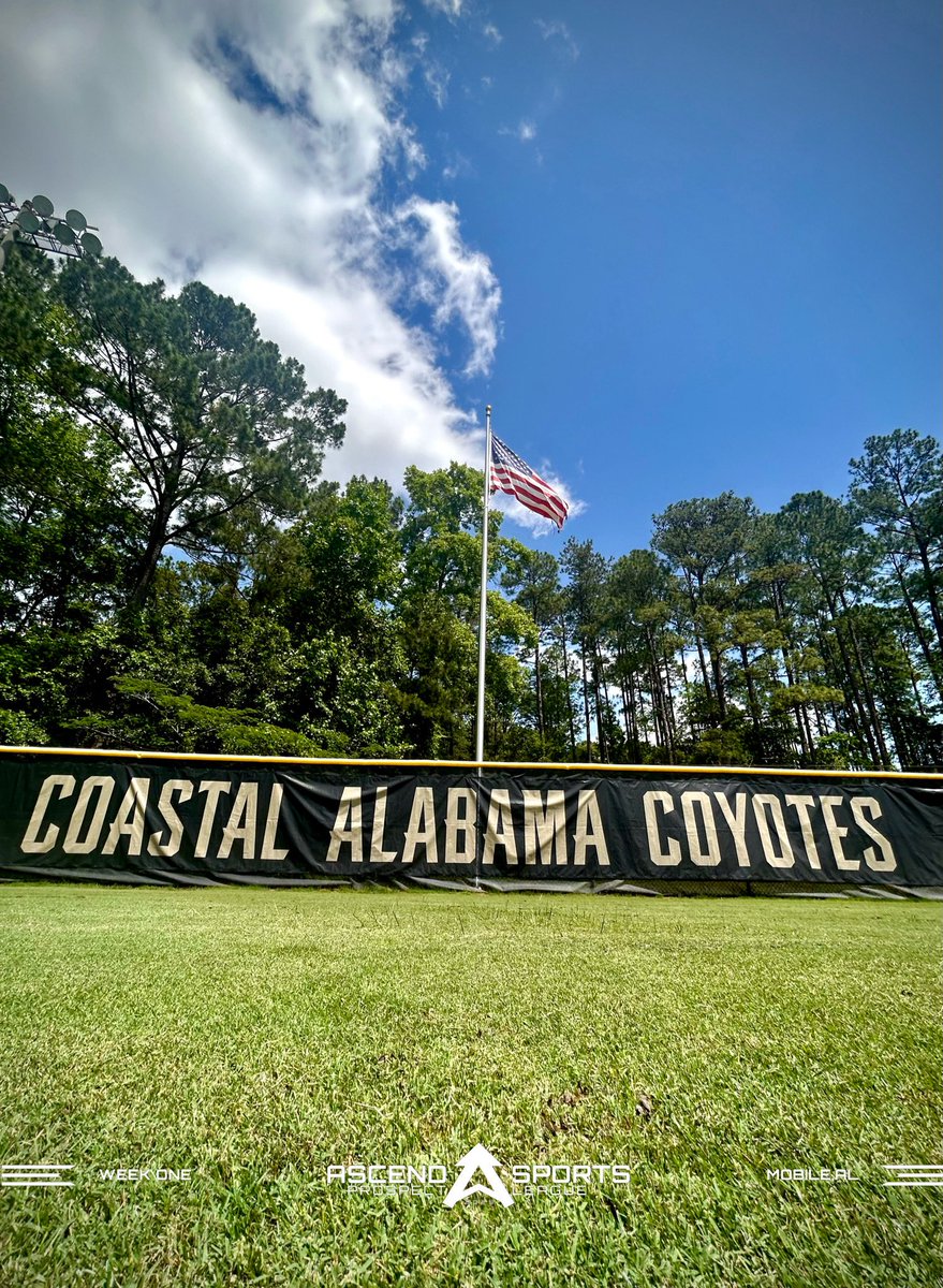 AscendSG's tweet image. We are closing in on first pitch at Coastal Alabama!

Game 1️⃣ tonight ⏰

#AscendSG25 | #AscendXCoastal | #ElevatingTheGame