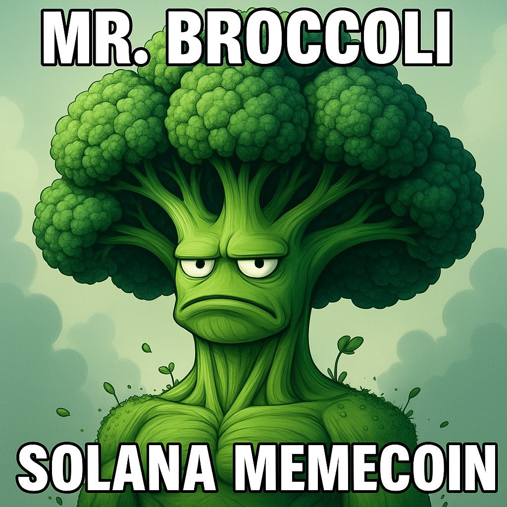 MrBroccoliMeme's tweet photo. What’s growing? Mr. Broccoli is! https://t.co/nR4GhmHmaI