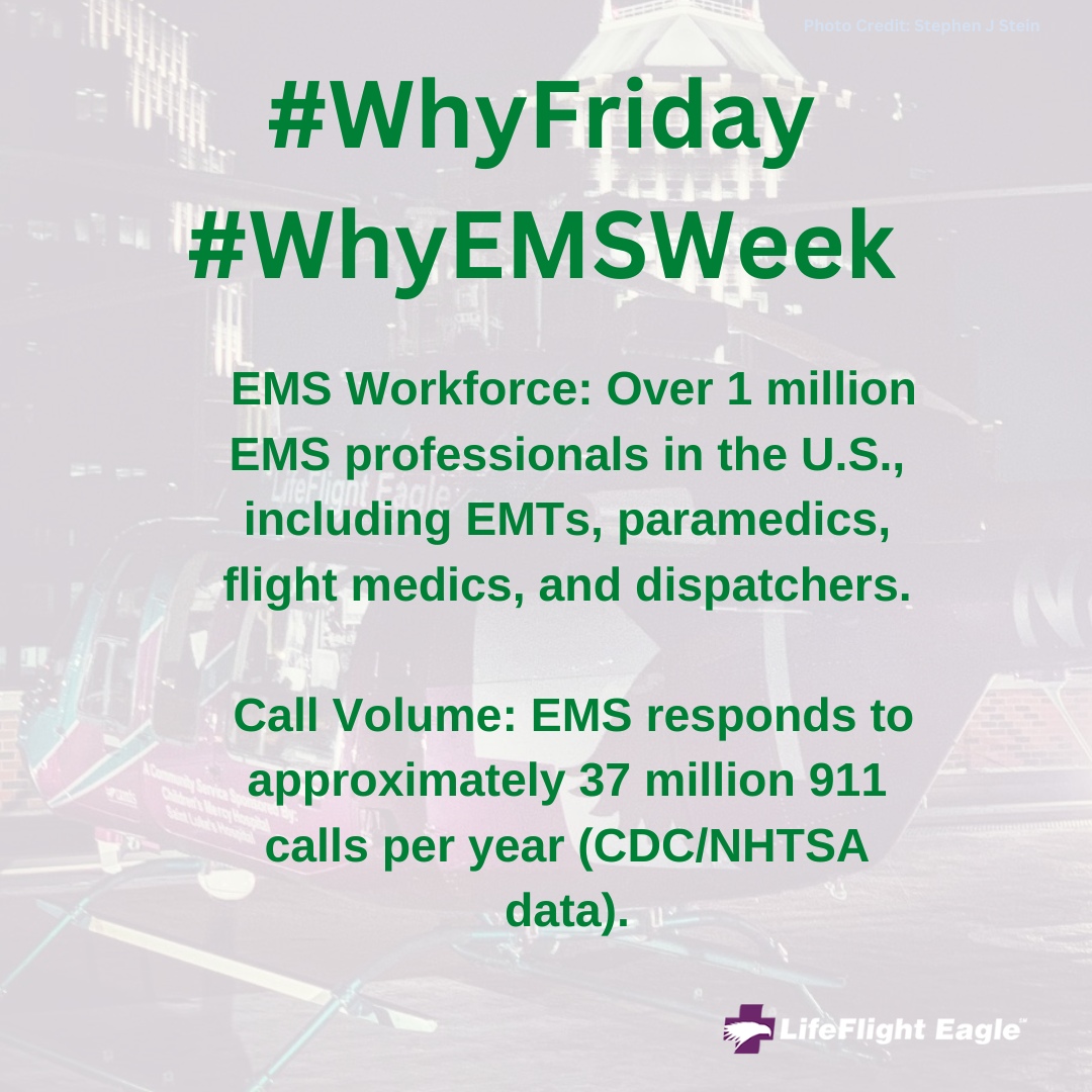 #lfewhyfriday 
We are prepping for our annual EMS Week series of posts. Are YOU ready? 
Meantime, #WhyEMSWeek?

LFE has been a part of supporting and responding with regional EMS professionals since 1978. Let's celebrate!

#EMSWeek