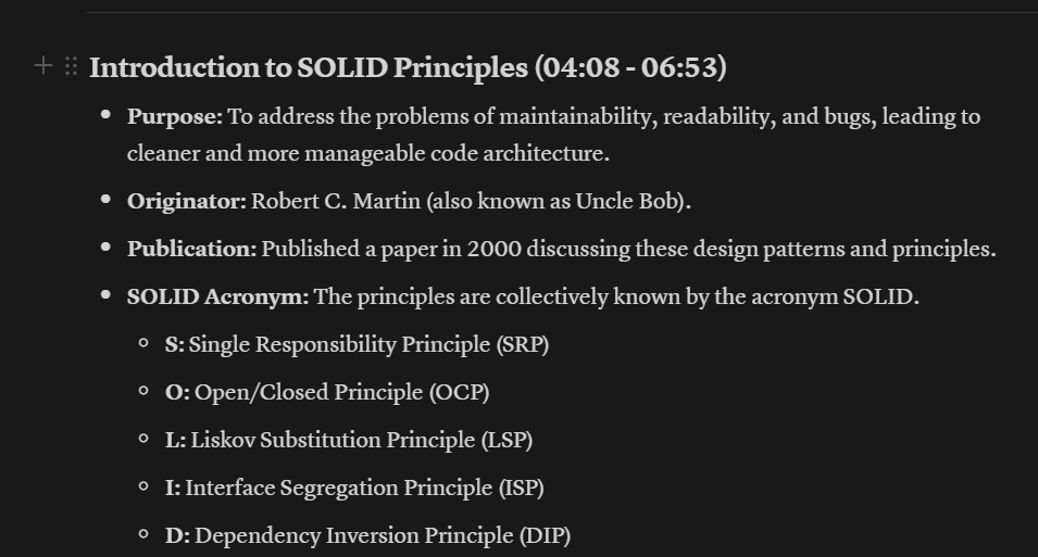 jashanps254's tweet photo. 🚀 Day 5 of #8WeeksLLDChallenge
Wrapped up Lecture 5 from the Ultimate LLD Masterclass by @adityatandon02 & @rohit_negi9 deep dive into SOLID Principles!
🔹 SRP
🔹 OCP
🔹 LSP
Real code walkthroughs 💻
📒 Notes: https://t.co/oyfMSvF8gn
#LLD #SystemDesign #OOP #CleanCode #8week https://t.co/cjeekV0t4H