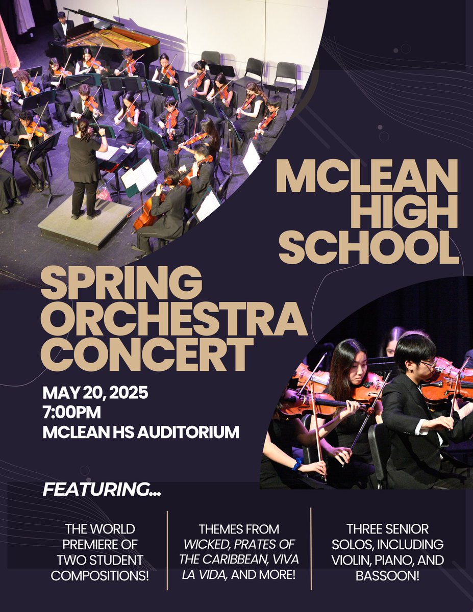 Our upcoming concert is one you will not want to miss! From the explosive 3rd movement of Tchaikovsky's Violin Concerto to the famed "Popular" from Wicked, it's going to be a special evening!