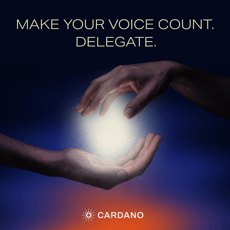 IntersectMBO's tweet photo. Cardano community...

You have the power. 
The *voting* power. 

Delegate your ada to a DRep and help shape the future of Cardano.