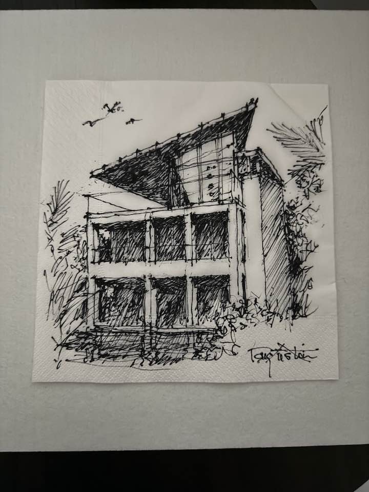 avrpstudios's tweet photo. Join us tonight at AIAS NewSchool for food, drinks &amp; napkins! Participate in the raffle, silent auction, live auction, or all three for your chance at receiving a napkin from your favorite architect, including @DouglasAustin of AVRP Studios! https://t.co/ocu2q8l1Nj https://t.co/IPXPqhcbWu