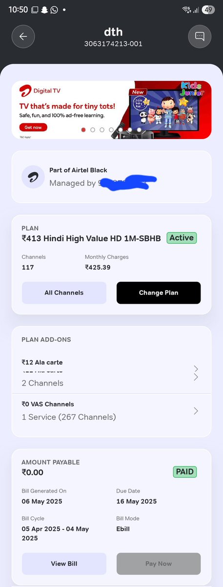 deepgour3's tweet photo. Dear @airtelindia @airtelnews @jagograhakjago I have paid this bill 2days before but my Service is suspended..
@SunilBhartiMitl may I knw why a consumer always suffer???
@airtelnews @bhartiairtelfdn https://t.co/I7b6h98BhA