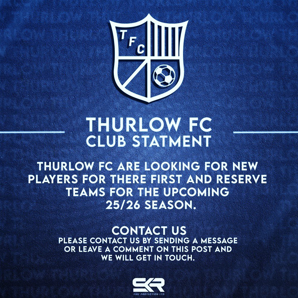 FcThurlowMen's tweet photo. Get in touch 👊🔵🔴@SuffolkFA @E_SBorderLeague @CambsLeague https://t.co/yeqgvPlUL1
