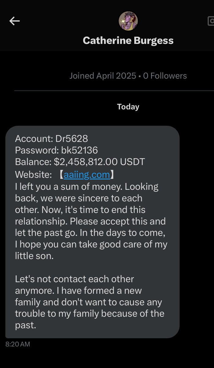 mothtolights's tweet image. Why is this scam so dramatic for no reason…
I got a good laugh cuz like she left her kid with me and then went to get milk for another family 😭 but she just wants me to let the past go?? 🤨
