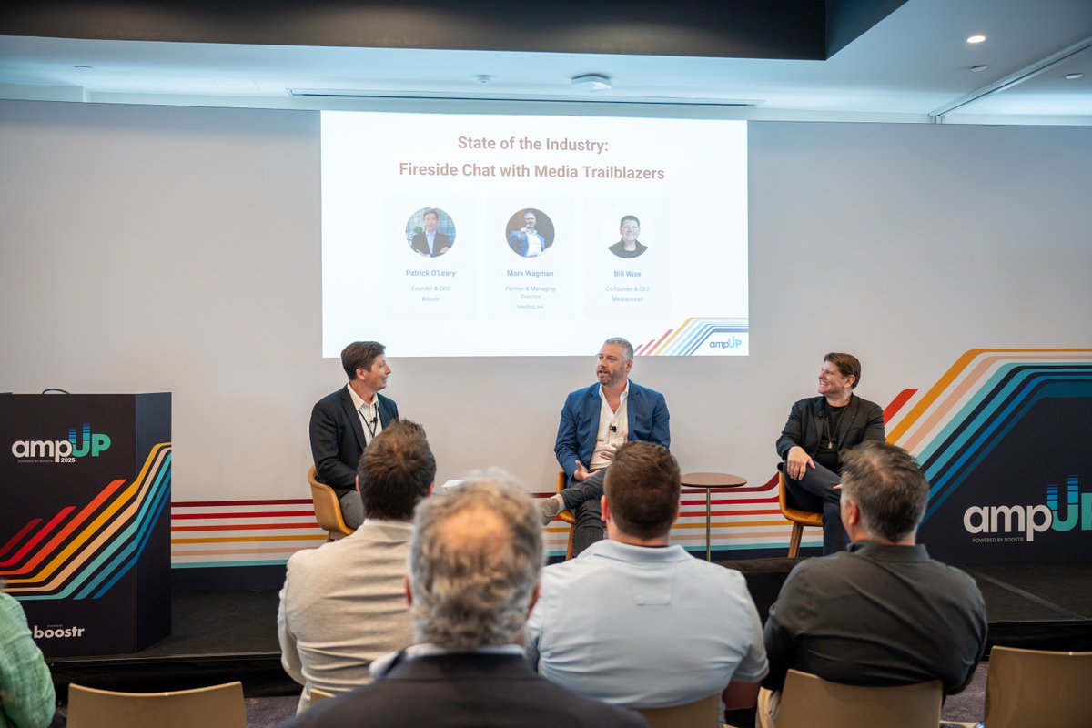 boostrcrm's tweet image. That’s a wrap on AMP UP!

Thank you to everyone who joined us to shape the future of media operations. From breakout sessions to bold predictions—this community brought the energy.

✨ Relive the best moments from AMP UP 2025 in our photo gallery.

#AMPUP #Boostr #SmartMoves