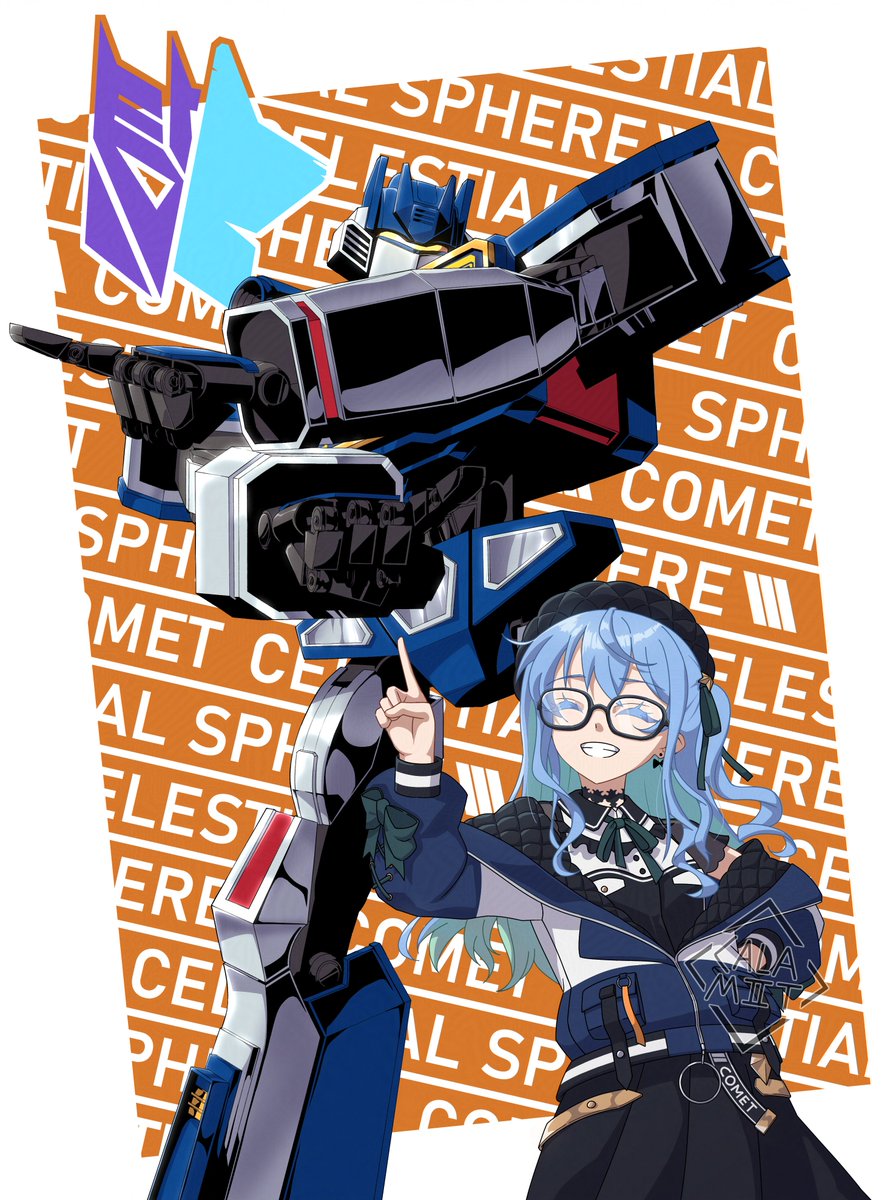 Calamiit's tweet photo. Blue with gold accents
Long legs
Unique voice
Has a cat (Ravage and Takoyaki)
From outer space

#ほしまちぎゃらりー #Transformers #Maccadam https://t.co/iNnqHTxJV8