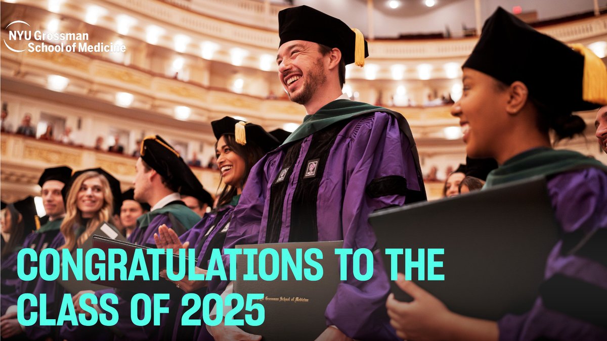 NYU Department of Medicine (@nyulh_deptofmed) on Twitter photo 🎓 Congratulations to the 96 graduates of <a href="/nyugrossman/">NYU Grossman School of Medicine</a> School of Medicine—a milestone marking the start of their careers in medicine. We’re proud to see these new physicians step forward—ready to lead with integrity, compassion, and a lifelong commitment to learning. 🎓 Congratulations to the 96 graduates of <a href="/nyugrossman/">NYU Grossman School of Medicine</a> School of Medicine—a milestone marking the start of their careers in medicine. We’re proud to see these new physicians step forward—ready to lead with integrity, compassion, and a lifelong commitment to learning.