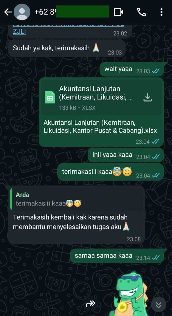 🚨TESTIMONI🚨 - Testi joki Akuntansi Keuangan Lanjutan | solusi joki akuntansi 🩷❗ wa.me/6281226335745 #jokitugas #jokibyarmin #zonauang️