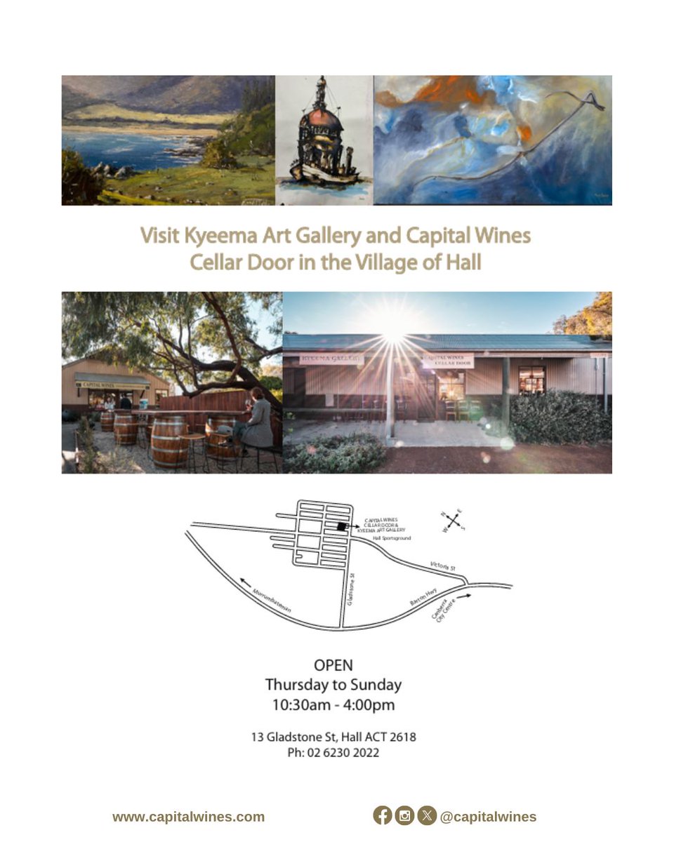 🎨 Uplands by <a href="/AndySumnerArt/">Andy 🎨</a>  
🗓️May 29 – June 29
📍Capital Wines x Kyeema Art Gallery
✨ Opening Night: Fri, May 30 | 5:30–6:30PM
Opening by Barbie Robinson (Founder and Principal, Living Arts Canberra)
🔗 RSVP: obee.au/capitalwines/