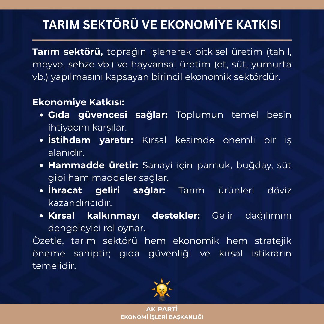 AK Parti Ekonomi İşleri Başkanlığı (@ekonomiisleri) on Twitter photo 