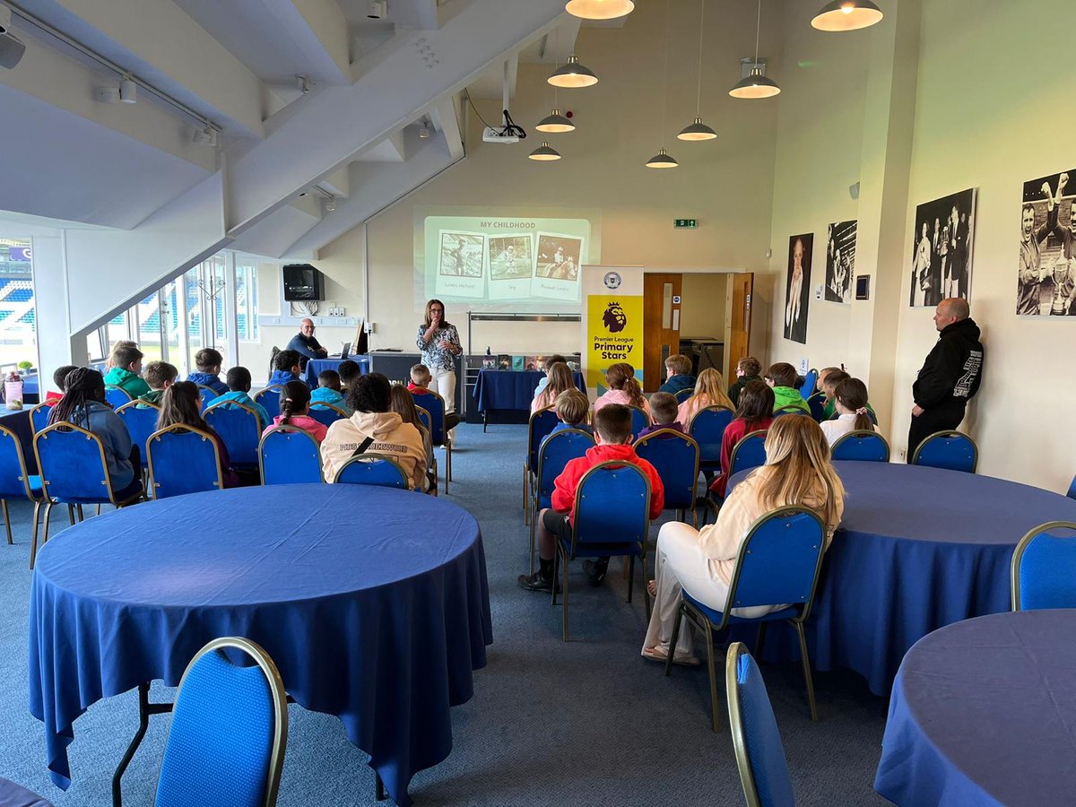Peterborough United Foundation (@poshfoundation) on Twitter photo Today we welcomed 90 pupils to the stadium for a #PLPrimaryStars Club Author Day with local author <a href="/HGold_author/">Hannah Gold - here sometimes 🤩</a> and <a href="/Literacy_Trust/">National Literacy Trust</a>. Pupils had 2 workshops and a tour of the stadium. They all received a signed book by Hannah and a programme by <a href="/PeterBurrow1934/">Peter Burrow #Crazyrabbit</a>.
<a href="/PLCommunities/">Premier League Communities</a> Today we welcomed 90 pupils to the stadium for a #PLPrimaryStars Club Author Day with local author <a href="/HGold_author/">Hannah Gold - here sometimes 🤩</a> and <a href="/Literacy_Trust/">National Literacy Trust</a>. Pupils had 2 workshops and a tour of the stadium. They all received a signed book by Hannah and a programme by <a href="/PeterBurrow1934/">Peter Burrow #Crazyrabbit</a>.
<a href="/PLCommunities/">Premier League Communities</a>