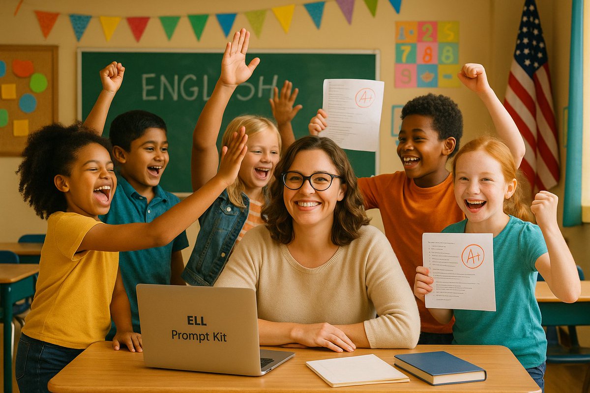 annie_sktc's tweet image. ELL teachers, ELPAC warriors, tired of reinventing the wheel?
I built something that will actually save you time, energy, and brainpower.

AI can help—but only if it speaks your language.
So I created a Custom Prompt Kit just for you.
Here’s what it does:👇

#ELL #ELPAC #EdTech