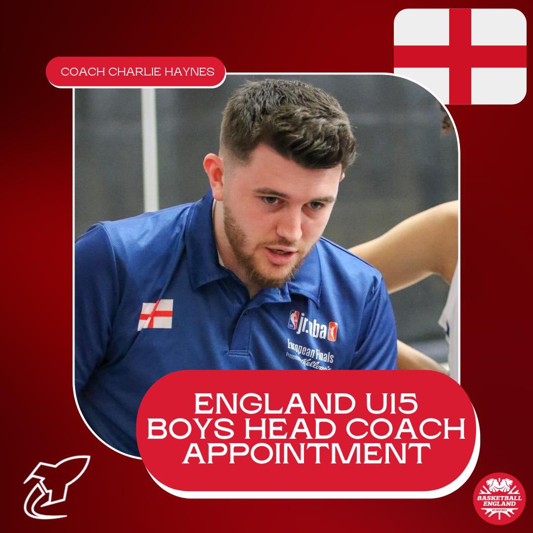 JMA Rockets (@jmarockets) on Twitter photo Congratulations to our WEABL Head Coach and Youth Academy Lead <a href="/CoachCHaynes/">Charlie Haynes</a> on his appointment as England Under 15 Boys Head Coach! Congratulations to our WEABL Head Coach and Youth Academy Lead <a href="/CoachCHaynes/">Charlie Haynes</a> on his appointment as England Under 15 Boys Head Coach!