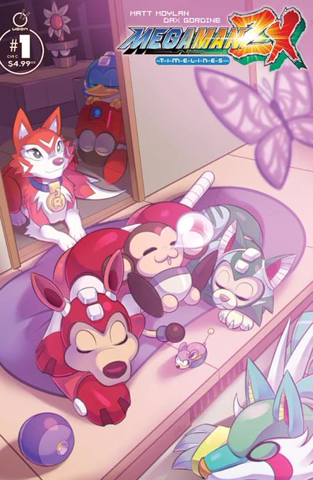  Mega Man ZX Timelines #1 Covers and  