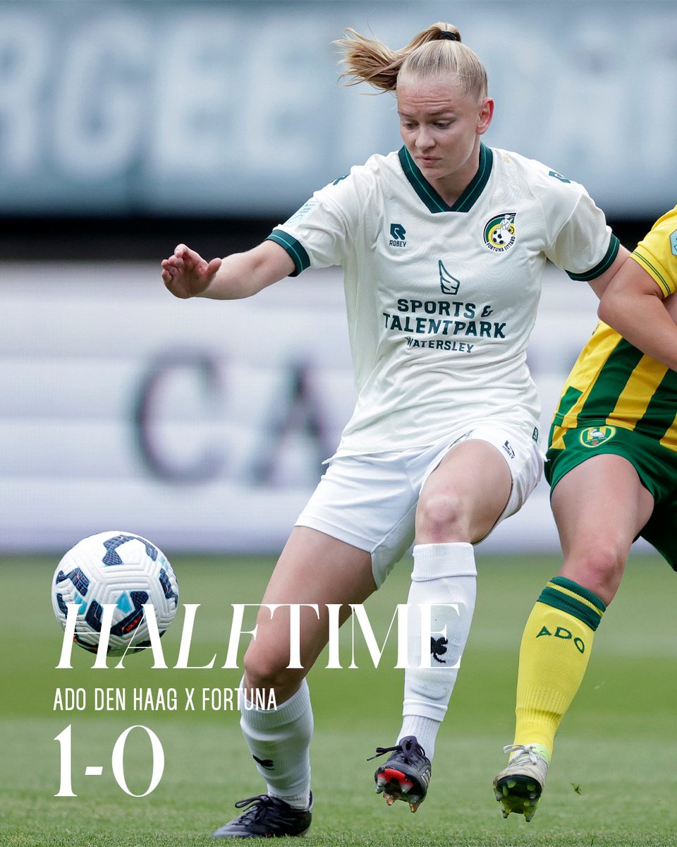 HT I We gaan met een achterstand de kleedkamer in.                                                                                   

#adofor