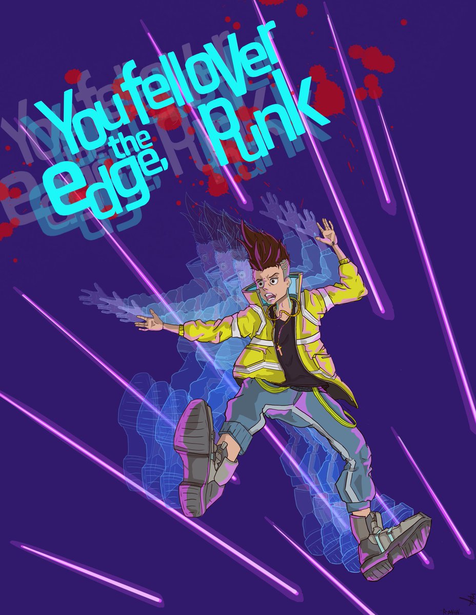 Ronin_arts's tweet photo. Artist, show me an old piece that you still consider your favorite. 

I like purple and pop culture. https://t.co/gynafvRuan