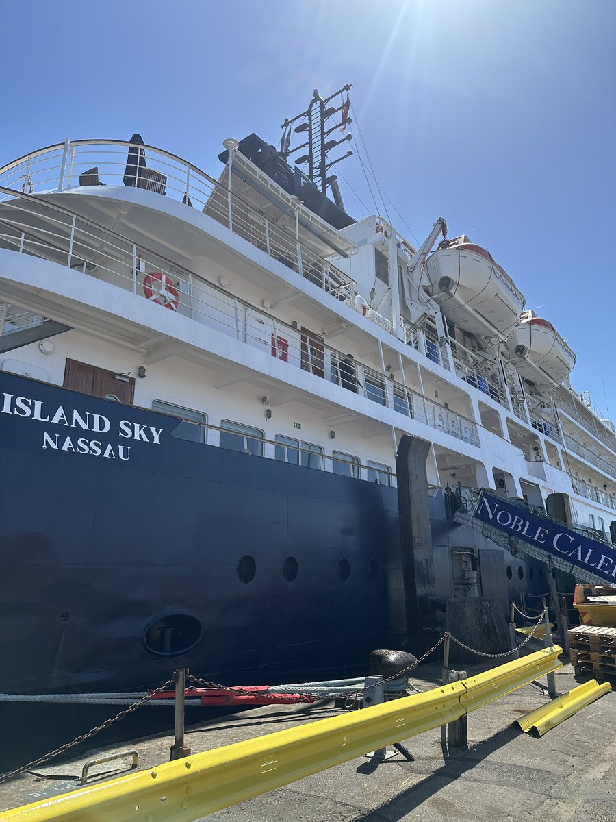 Always a pleasure to meet with the Noble Caledonia team onboard Island Sky.
Thank you to Megan, Fabio and the team
#cruisebusiness #VikingCrew ⚓️