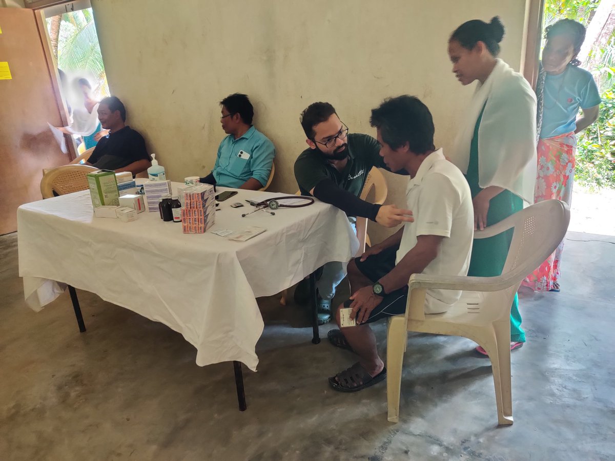 #ANC
#INSKardip, Administration Nancowrie, Anti-Malarial Squad &amp; CHC Nancowrie held a medical camp at #Changua Village, bringing essential healthcare to the local tribal community.
#HealthHope &amp; #Service  
#TribalMedicalCamp
#HarkaamDeshKeNaam
#CommunityOutReach
#ArogyaSeva